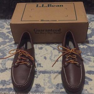 LL bean Men’s Blucher Mocs, never worn